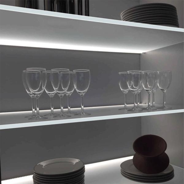 Luz LED LED LED LED LED de la pantalla del estante de vidrio inteligente DC12V