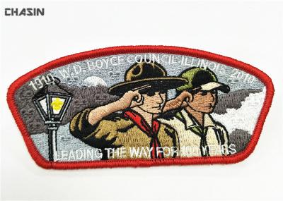 A roupa das crianças personalizou o escuteiro de menino bordado Cool Embroidered Patches dos crachás