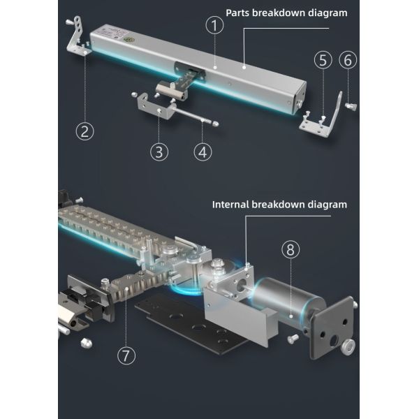 WIFI Mobile Remote Control Automatic Window Opener Intelligent Electric Chain Window Opening