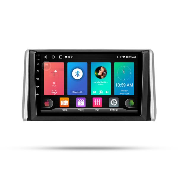 Андроид 10 дюймов для навигации 2018-2021 GPS игрока мультимедиа автомобильного радиоприемника Тойота RAV4 стерео