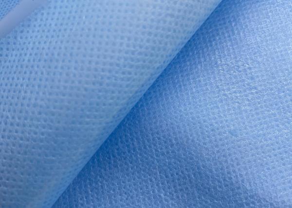 Non enduit étirage imperméable bleu médical de textile tissé anti