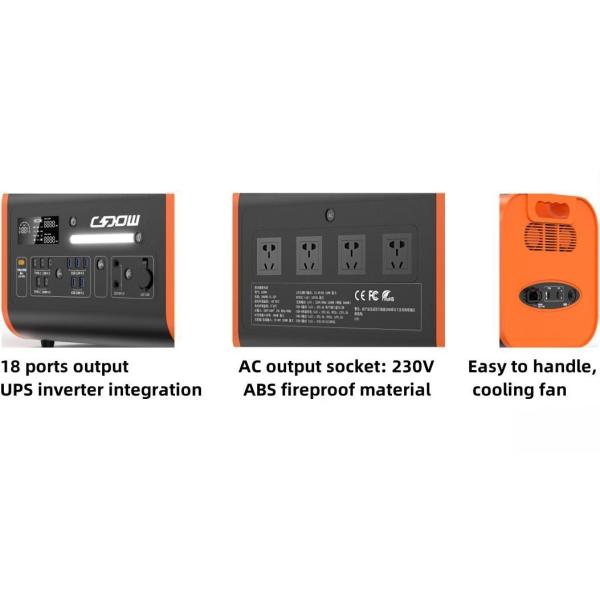 AT22 40ah 2048wh/2400W Outdoor Camping Energy Storage High Power Portable Power Station