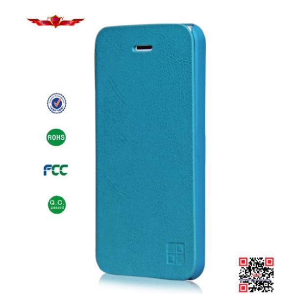 New High Quality Colorful PU Flip Case For Iphone 5S With Stander 100% Perfect Fit