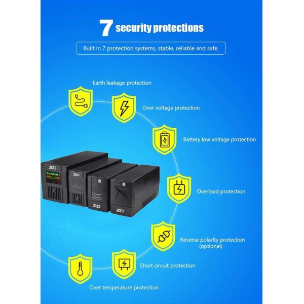 Портативная мини линия дома 220vDc 480W 800VA взаимодействующая поднимает с батареей