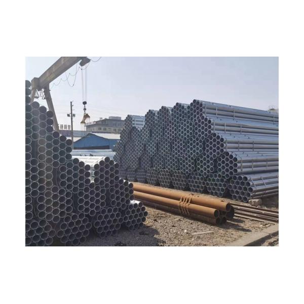 Round Square Galvanized Iron Gi Pipe Silver Carbon Q235B Steel ODM