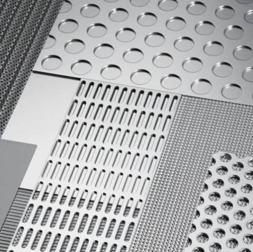 0.7mm Thickness 4mm Hole Galvanized Perforated Metal Mesh for Screening Filtering