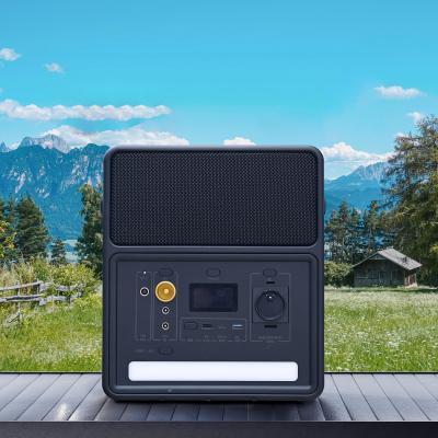 Universal Socket 800W Lithium Battery Solar Power Bank for Party Karaoke Outdoor Energy Supply