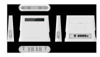 Router destravado de 4G Lte Wifi com CPE CAT4 300Mbps 3G móvel de Sim Card Slot