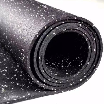 Home Gym Rubber Flooring Rolls 8mm Thick Impact-Resistant Mat 4 x30 Commercial Grade Perfect for Personal or Commercial