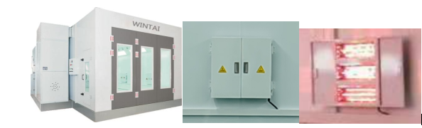 Infrared heating Car Spray Booth Automotive Including platform Paint Booth Automotive Paint Stands
