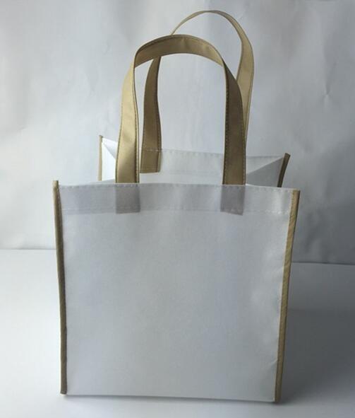 Promotional custom metallic laminated non woven bag, fabric reusable shopping bag, OEM Production Hot Sale Non Woven Bag