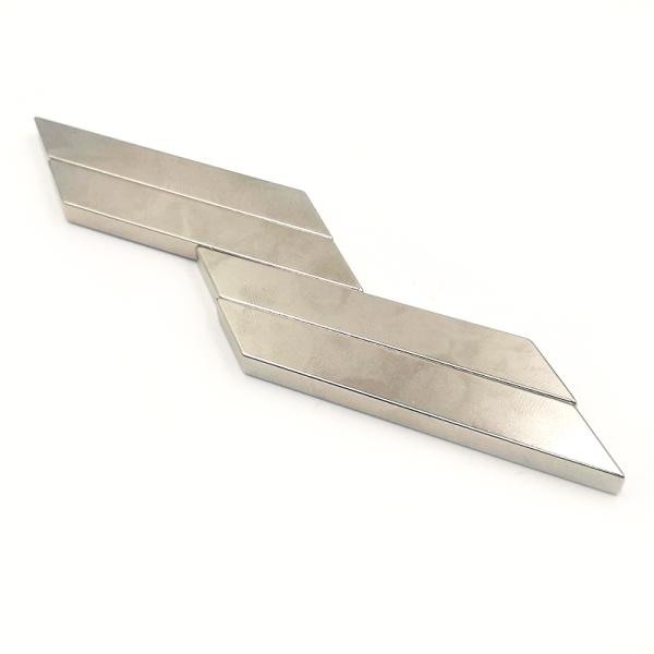 60x10x5mm Rhomboid Nickel Neodymium Iron Boron Magnet
