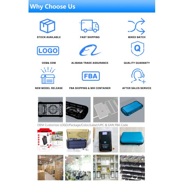 Banco de energía solar a prueba de agua para viajes 20000mah Cargador solar para teléfono móvil