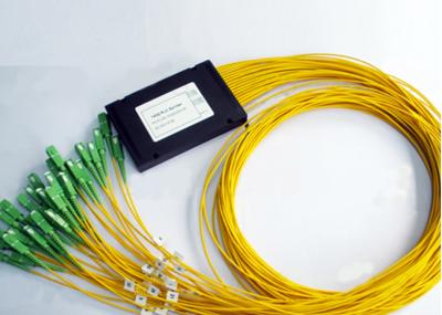 Low PDL Fiber Optic Splitter , PLC Optical Splitter Environmental Stable