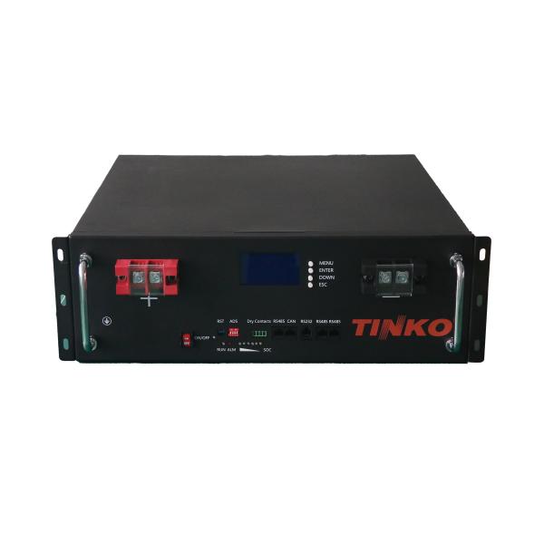 TINKO Rack Mounted Lifepo4 аккумулятор 5.12KWH 48V 100AH 6000 Цикл Домашнее питание Аккумулятор для хранения