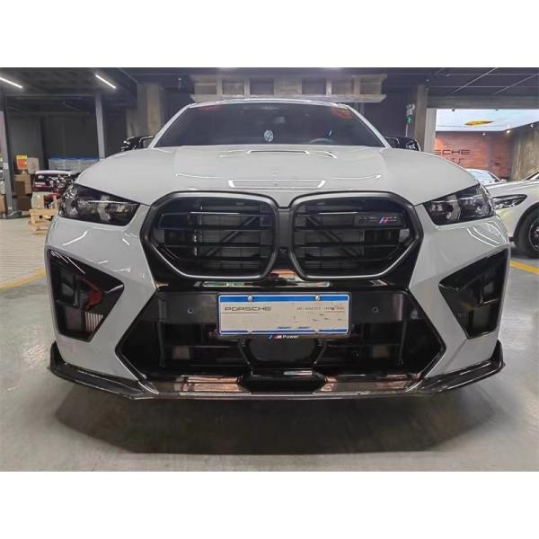 For BMW X5M X6M Carbon Fiber Body Kit X5M X6M Carbon Fiber Front Lip Diffuser Spoiler Side Skirt Hood