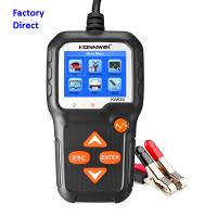 Ferramentas de diagnóstico Konnwei do verificador da tensão da bateria da motocicleta/carro KW650 6-12V