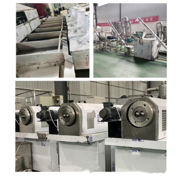 Бело-синий материал из нержавеющей стали Скрутный экструдер для кормления собак