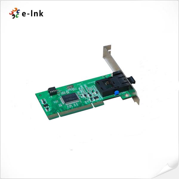 Acessórios frente e verso da fibra ótica do ODM 100M Gigabit PCI-E LAN Card 1310nm