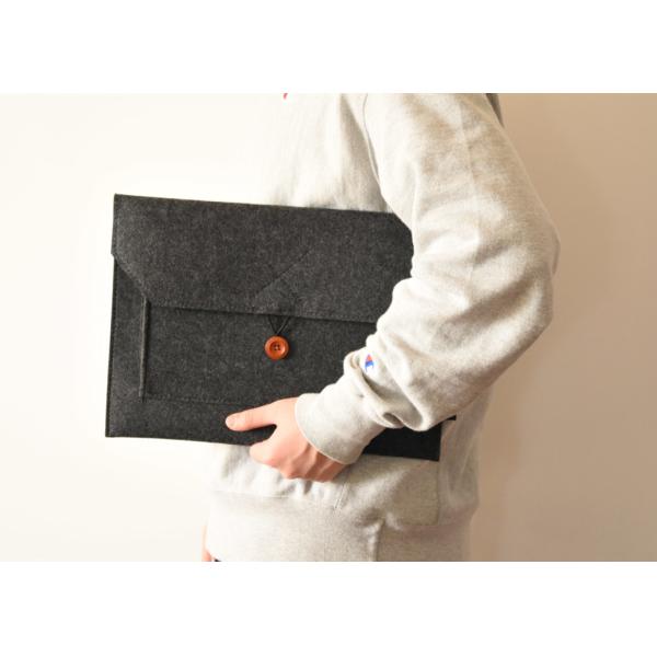 31.5 × 21 × 3cm Felt Laptop Bag
