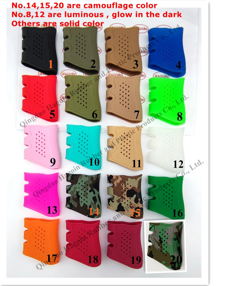 Black Brown Silicone Rubber Grip Universal Rubber Grips Sleeve