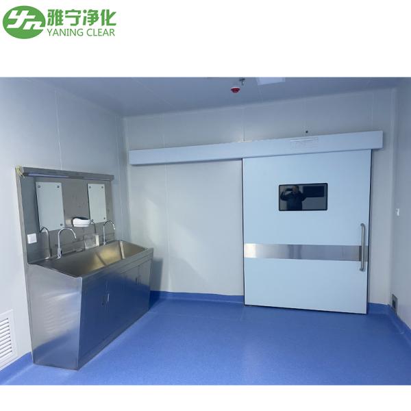 Управлением воды датчика педали колена ноги нержавеющей стали YANING медицинские ультракрасным хирургические Scrub раковина для клиники OT больницы