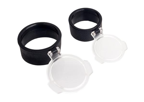 50MM Flip Up Scope Covers Hunting Accessories For Riflescopes Scope - Clear