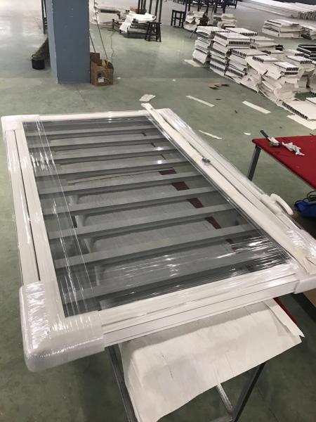 Customizable Aluminum Glass Louver Window with Adjustable Ventilation
