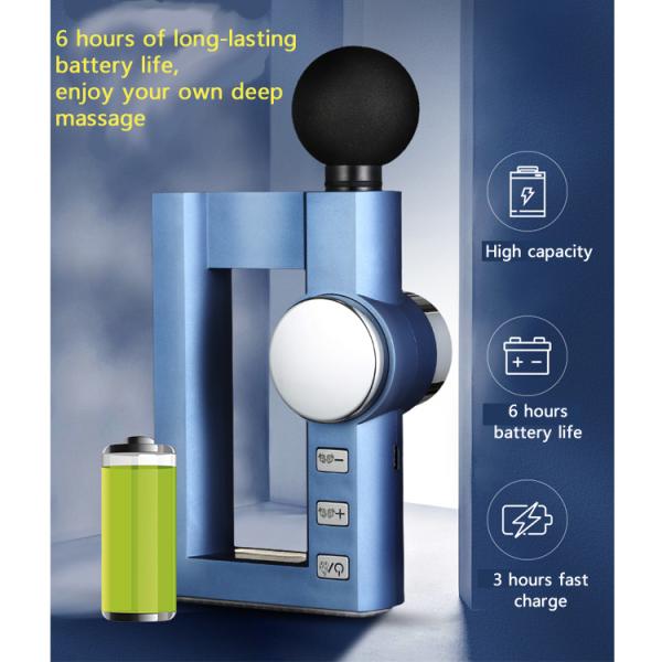 32 Gear High Frequency Smart Fascia Massage Gun Mini Многофункциональный перезаряжаемый