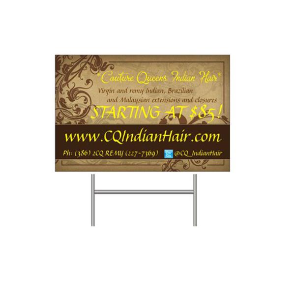 Rectangle Corrugated Plastic Yard Sign 4mm Coroplast Fluted Polypropylene Sheet