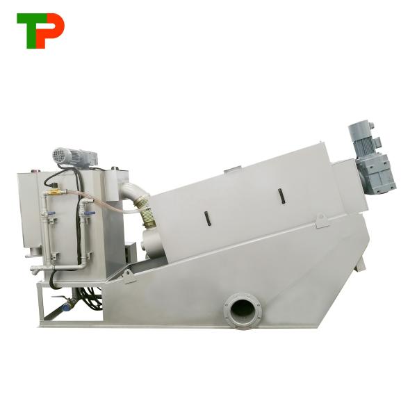 Water Treatment Sludge Separator Supply Dewatering Screw Press From Top