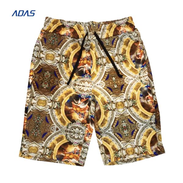 Calzoncillos de entrenamiento masculino de poliéster de sublimación ropa deportiva de verano personalizada 100% poliéster