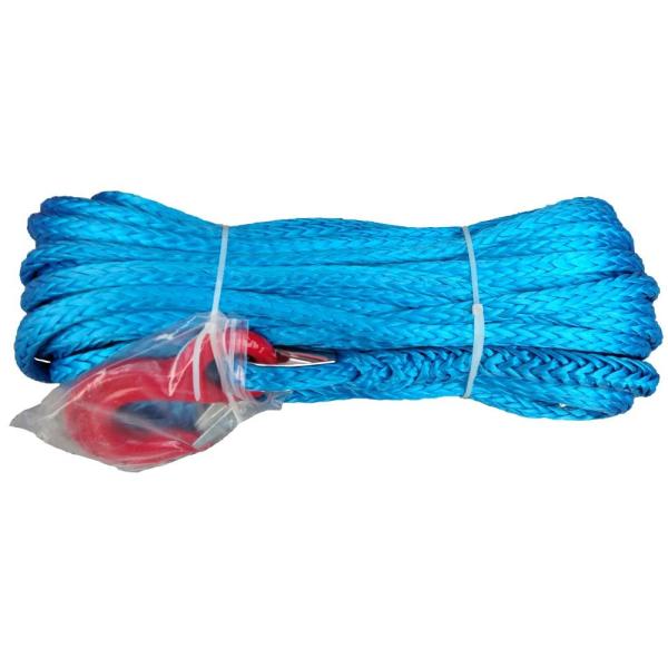 14mm*45m Offroad Car Synthetic Winch Cable Non Rotational Minimal Stretch