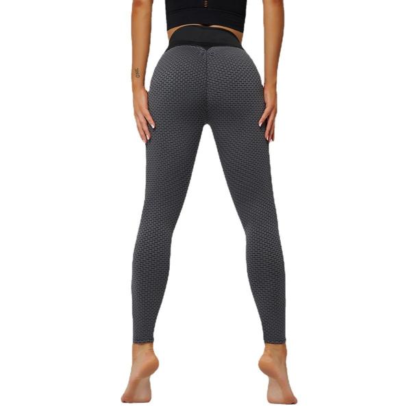 Flower yoga pants, skinny gym pants, high-waisted classic honeycomb pants women