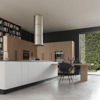 Design de meubles de luxe de style moderne Ensembles de cuisine en bois massif en mélamine