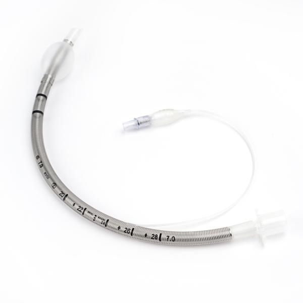 Medical Grade PVC Endotracheal Tubes Wire Reinforced With Suction Port