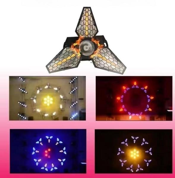RWGB 3x60w Gold COB 1x40w 4-in-1 Beam Disco Lamp Bar Party Backlight DMX Projector Led Retro Light