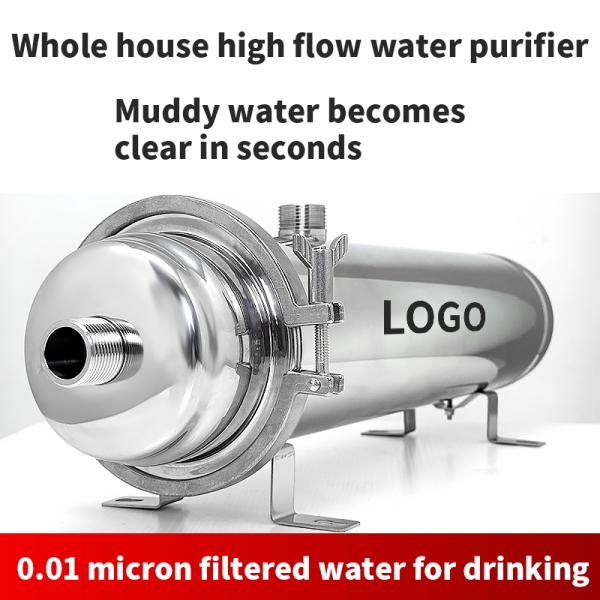 Purificateur d'eau par ultrafiltration PVDF pour la couverture de toute la maison