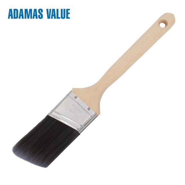 Tapered brush,angled paint brush,professional paint brush with synthetic filament long wooden handle