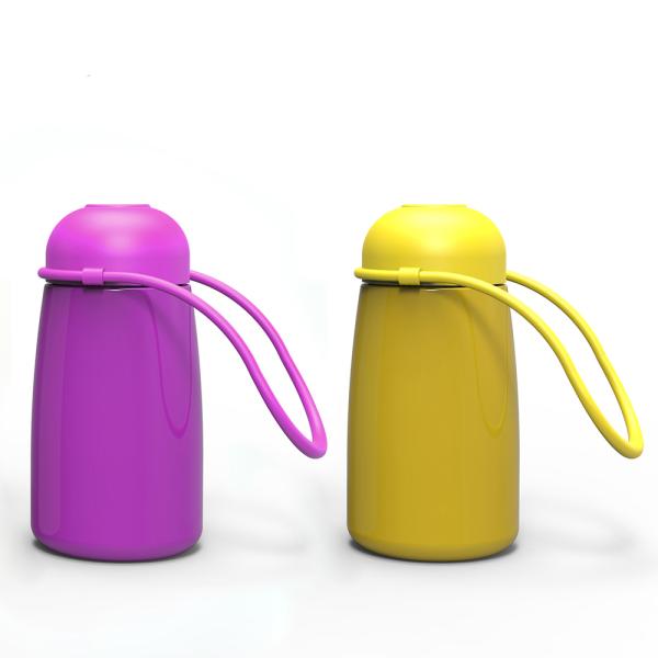 280ml Small Capacity Stainless Steel Sports Bottle Portable Double Wall Design