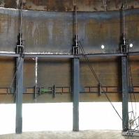 Garrafa hidráulica tipo tanque de solda Jack com fonte de alimentação hidráulica e altura máxima 400 mm