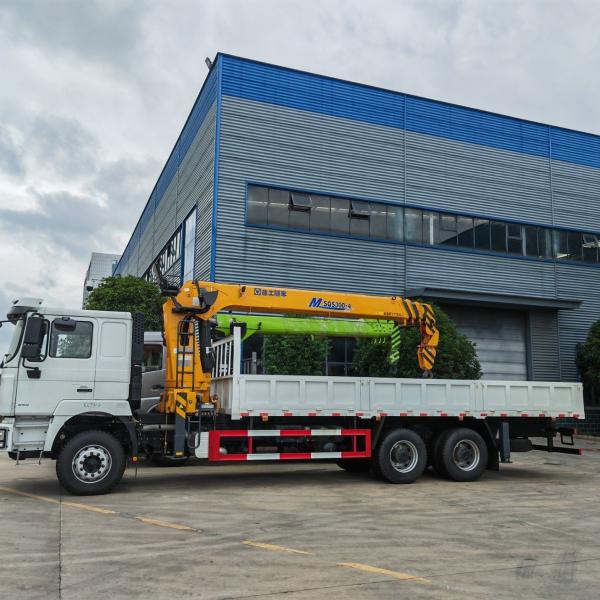 Shacman F3000  Truck Mounted Jib Crane 12ton Mounted Mobile Construction Crane