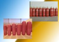 Fm200 pressão de funcionamento vermelha 5.6Mpa do cilindro dos recipientes 90L Fm200