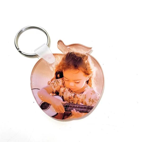 Custom Blank Sublimation Acrylic Keychain For Sublimation Printing