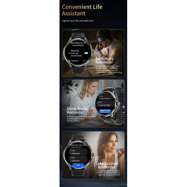 4G Sim Card Smartwatch 2026 H100 1.80-Inch Screen Dual-Mode Calling