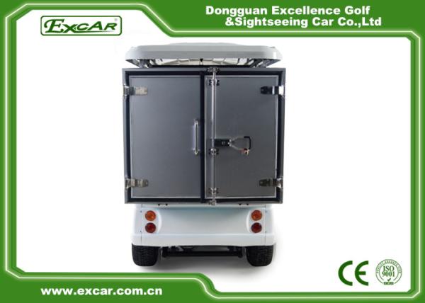 Carro com erros do hotel de serviço público da bateria 48V com o carrinho de Excar 2 Seater da carga