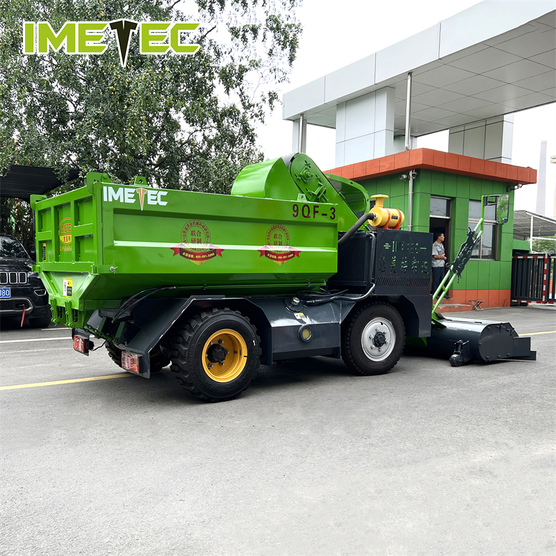 Automatic Heavy Duty Cow Manure Collector Scraper Truck ODM