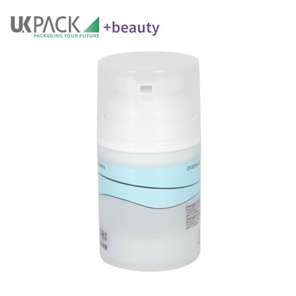 Бутылка PCR PP 30% безвоздушная упаковывая для косметик 30ml 50ml 75ml 100ml 120ml 150ml 200ml