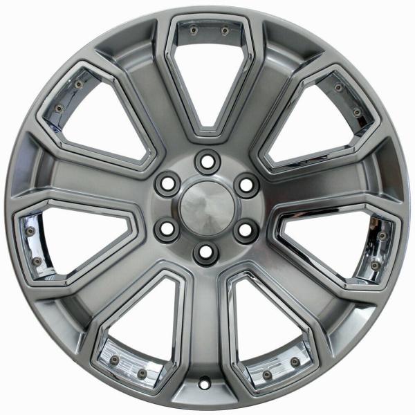 22 X 9 Chrome Wheels Chevrolet Silverado GMC Sierra Replica Rims 5661