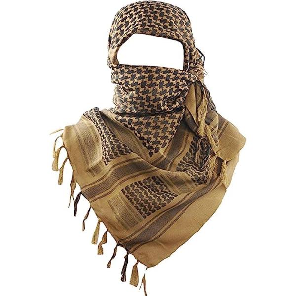 Shemagh Tactical Desert ornaments Head Scarf Motorcycle Face Mask Biker Arab Wrap Summer Keffiyeh Cover Scarves